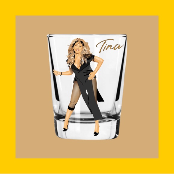 Tina Turner collectible shotglasses, Set of 4 - Picture 3 of 4